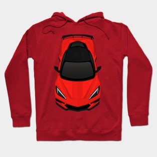 C8 Red Hoodie